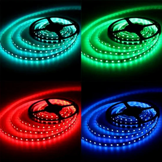 شريط إضاءة LED RGB بطول 10 أمتار 5050 SMD مع خاصية التحكم بالتطبيق