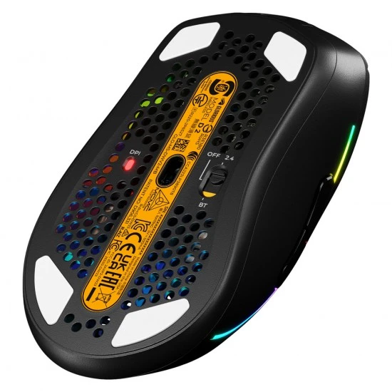 ماوس الألعاب اللاسلكي GLORIOUS MODEL D 2 ULTRALIGHT 66G 26K DPI BAMF 2.0 SENSOR RGB - أسود غير لامع