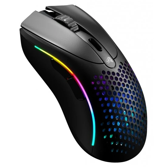ماوس الألعاب اللاسلكي GLORIOUS MODEL D 2 ULTRALIGHT 66G 26K DPI BAMF 2.0 SENSOR RGB - أسود غير لامع
