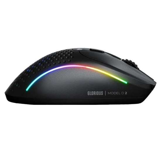 ماوس الألعاب اللاسلكي GLORIOUS MODEL D 2 ULTRALIGHT 66G 26K DPI BAMF 2.0 SENSOR RGB - أسود غير لامع