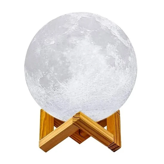 مصباح القمر TAOTRONICS TT-SL010 بتقنية الطباعة ثلاثية الأبعاد LED مقاس 5.9 بوصة يعمل باللمس و3 أوضاع إضاءة