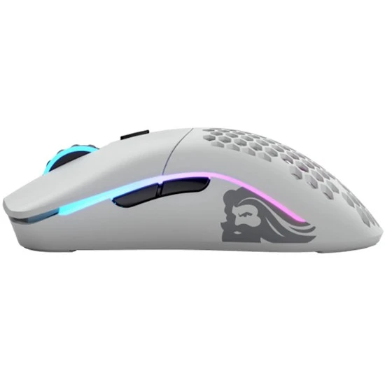 GLORIOUS MODEL O WIRELESS 2.4GHZ 69G  6 BUTTONS 19000 DPI GAMING MOUSE  - MATTE WHITE