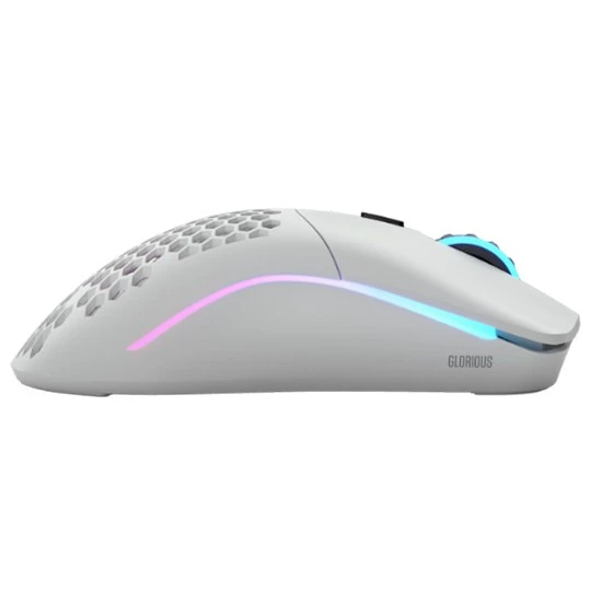 GLORIOUS MODEL O WIRELESS 2.4GHZ 69G  6 BUTTONS 19000 DPI GAMING MOUSE  - MATTE WHITE