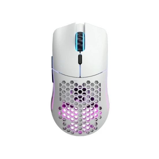 GLORIOUS MODEL O WIRELESS 2.4GHZ 69G  6 BUTTONS 19000 DPI GAMING MOUSE  - MATTE WHITE