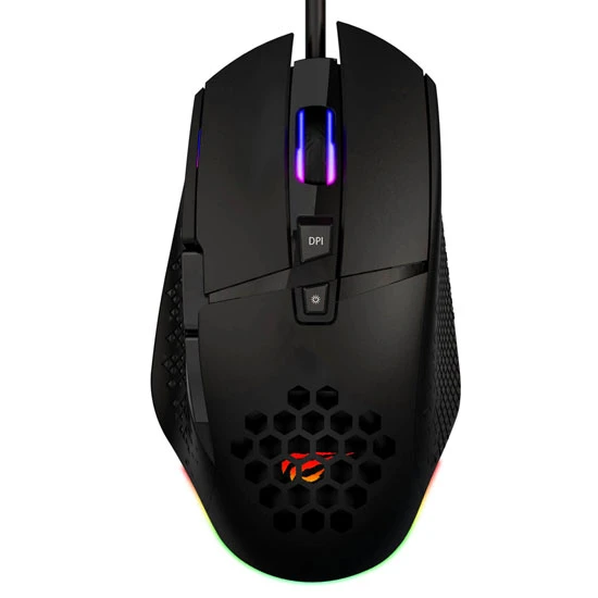 HAVIT GAME NOTE MS1022 RGB BACKLIT GAMING MOUSE ( 3200 DPI )