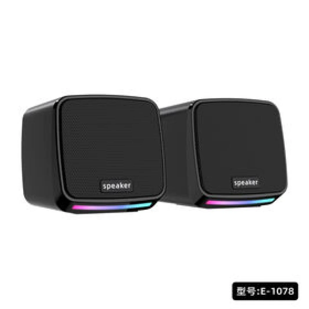 مكبرات صوت الوسائط المتعددة USB للكمبيوتر الشخصي E-1078
