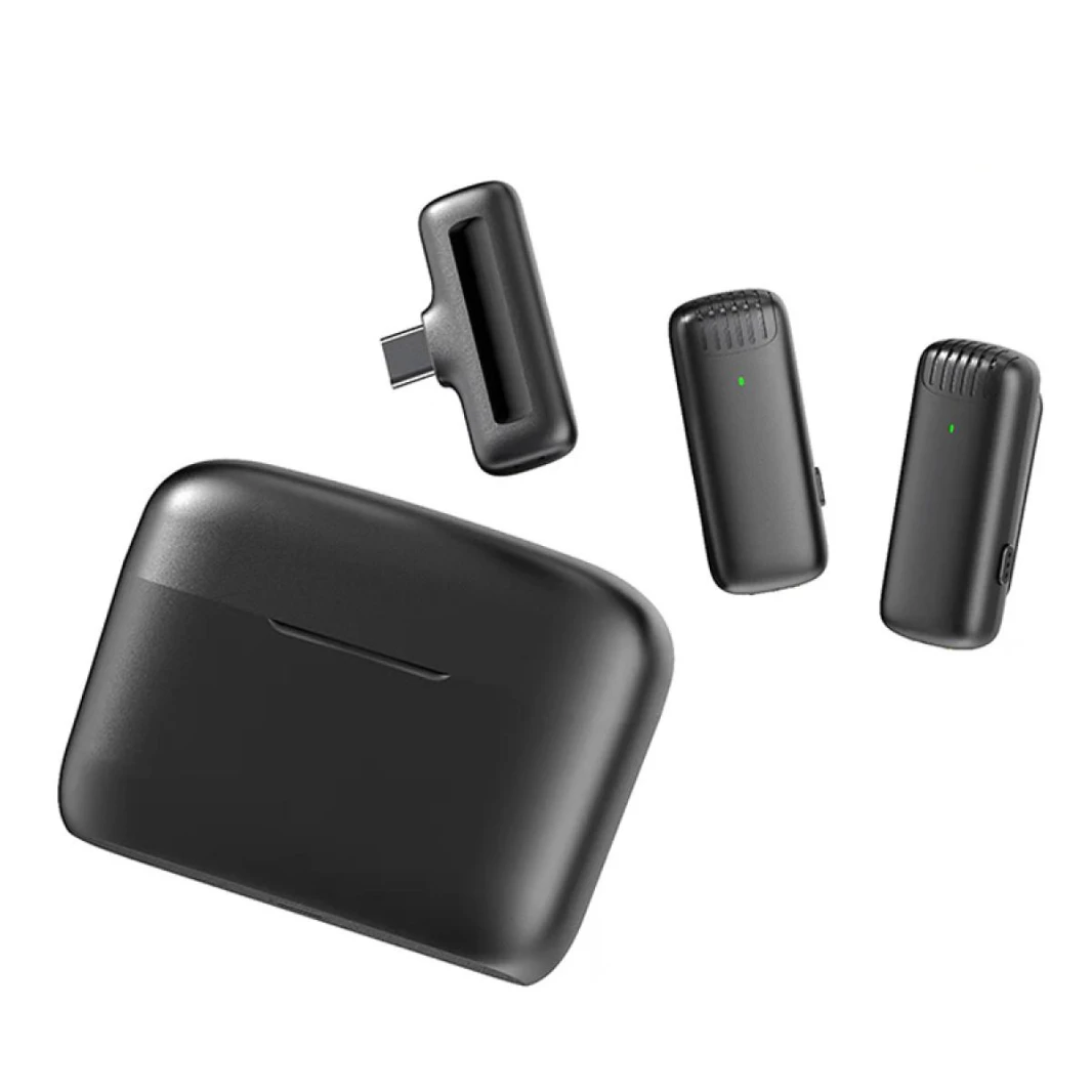 J13 2 in 1 Wireless Dual Lavalier Microphones (Type-C)