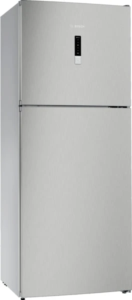 Top Mount Freezer-Fridge 70cm Serie 4 328Lit  Led S.Steel look