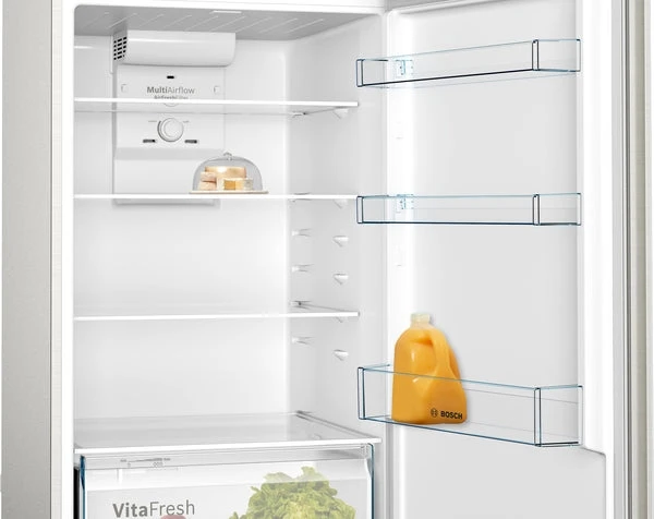Top Mount Freezer-Fridge 70cm Serie 4 453Lit Inox