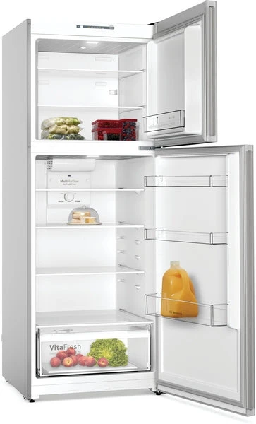 Top Mount Freezer-Fridge 70cm Serie 4 453Lit Inox