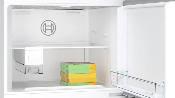 Top Mount Fridge/Freezer Serie4 75cm 581lit TF Inox Look
