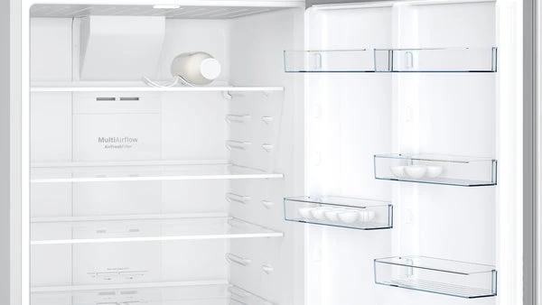 Top Mount Fridge/Freezer Serie4 75cm 581lit TF Inox Look