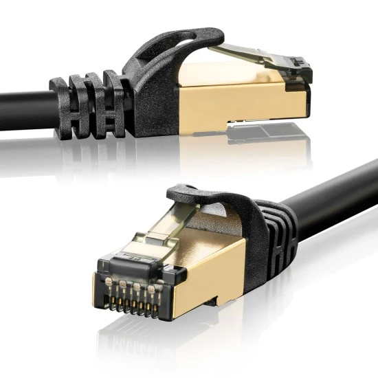 كابل شبكة إيثرنت CAT7 بسرعة 10 جيجابت في الثانية ونطاق ترددي 600 ميجاهرتز - بطول 1 متر