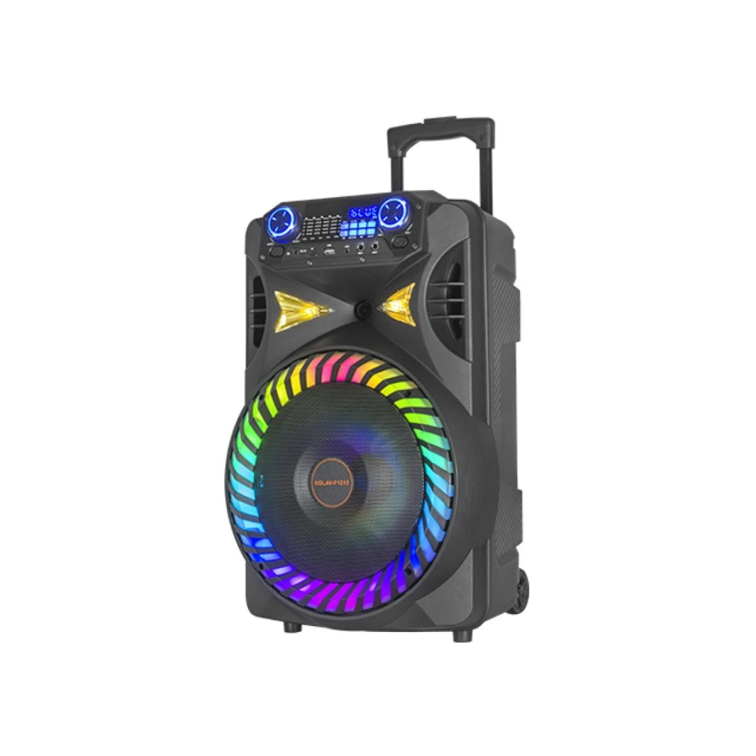 مكبر صوت Kolav F1525 محمول بتقنية البلوتوث RGB مقاس 15 بوصة