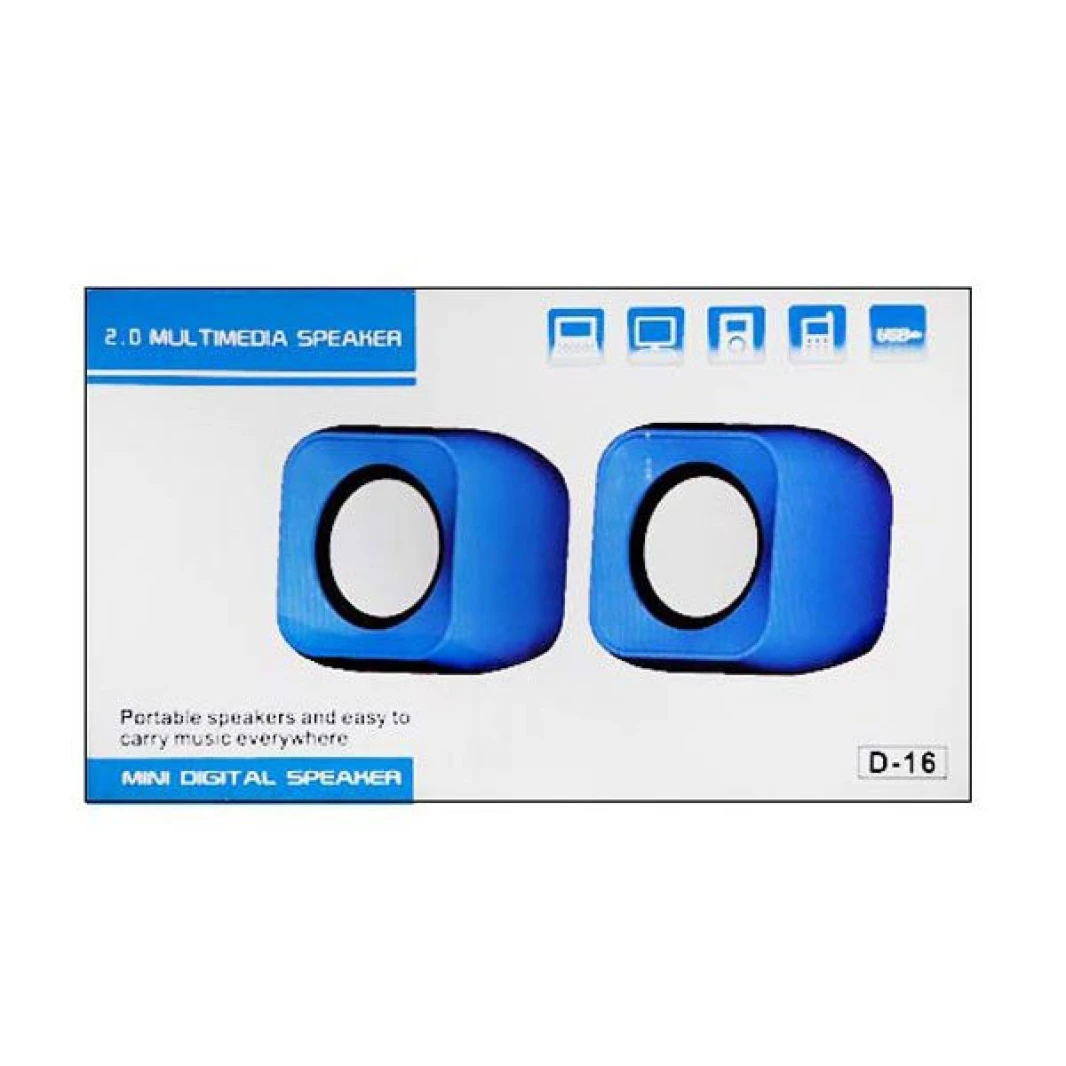 Mini D-16 Portable Multimedia Speaker