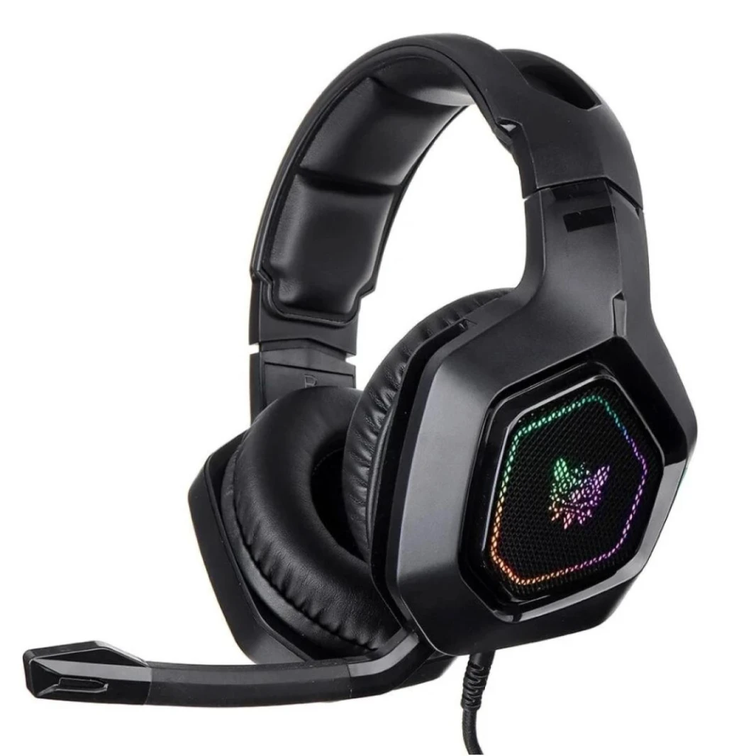 سماعة الألعاب السلكية ONIKUMA K10 7.1 Virtual Surround Sound RGB - أسود