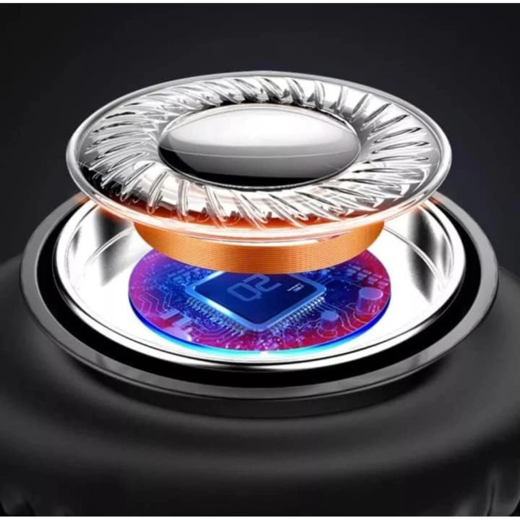 سماعة ألعاب GM2022 بإضاءة LED RGB مع ميكروفون 40 مم - أسود