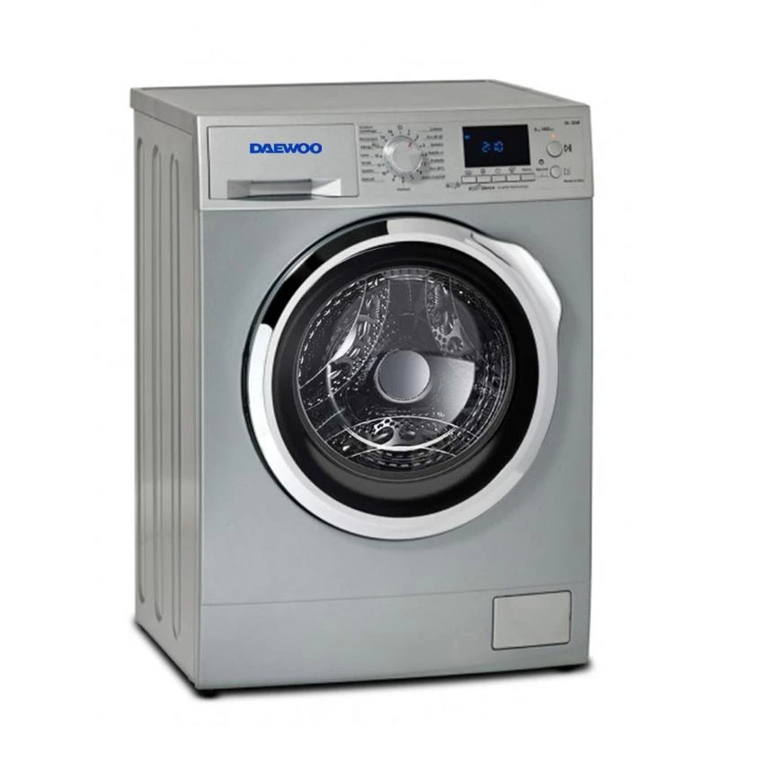 DAEWOO Washing Machine A+++, 10.5KG,1200RPM, Digital Inverter, Silver