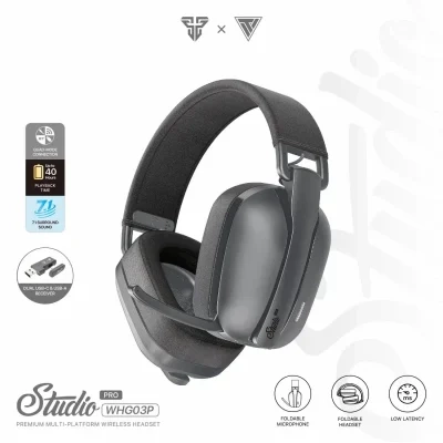 سماعة الألعاب FANTECH STUDIO PRO WHG03 7.1 SURROUND SOUND BLUETOOTH & WIRELESS