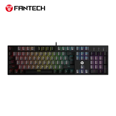 لوحة مفاتيح ميكانيكية للألعاب FANTECH ATOM104 MK886V2 – إصدار SUMI باللون الرمادي والأزرق