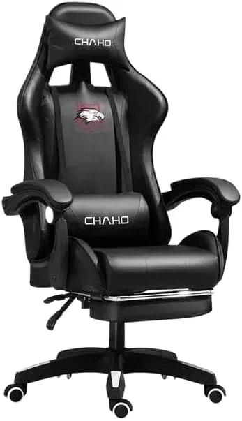 كرسي ألعاب Black Chaho Fortnite KLV Avenger - تصميم مريح، ارتفاع قابل للتعديل، جلد صناعي عالي الجودة
