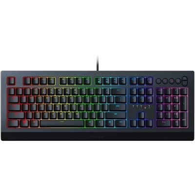 لوحة مفاتيح الألعاب Razer Cynosa V2: إضاءة Chroma RGB قابلة للتخصيص ومفاتيح بإضاءة خلفية فردية وتصميم مقاوم للانسكاب