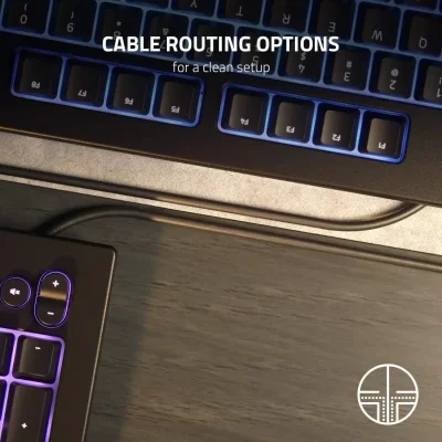 لوحة مفاتيح الألعاب Razer Cynosa V2: إضاءة Chroma RGB قابلة للتخصيص ومفاتيح بإضاءة خلفية فردية وتصميم مقاوم للانسكاب