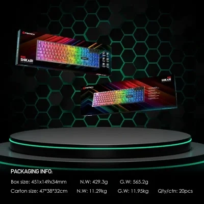لوحة مفاتيح الألعاب Fantech Shikari K515 RGB Membrane