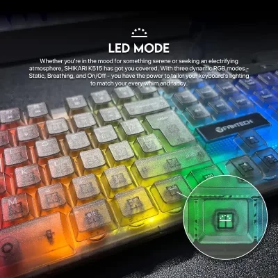 لوحة مفاتيح الألعاب Fantech Shikari K515 RGB Membrane