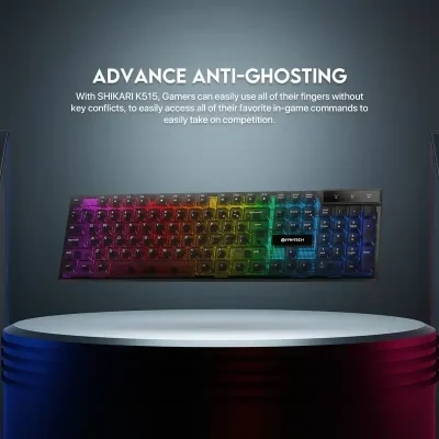 لوحة مفاتيح الألعاب Fantech Shikari K515 RGB Membrane