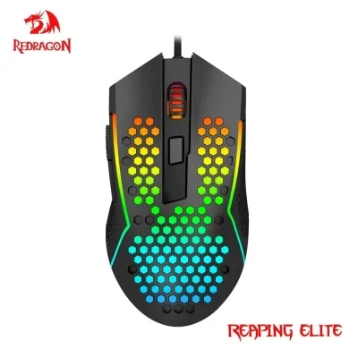 REDRAGON M987P-K Reaping Elite Lightweight RGB Gaming Mouse