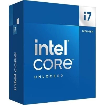 معالج Intel Core i7-14700K - حتى 5.6 جيجاهرتز، وحدة معالجة مركزية من الجيل الرابع عشر مع 20 نواة (8P+12E)