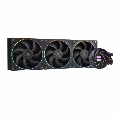 مبرد سائل Thermalright Aqua Elite 360 ​​BLACK ARGB V2 لوحدة المعالجة المركزية، عالي الأداء AIO مع 3 مراوح TL-S12، LGA1700