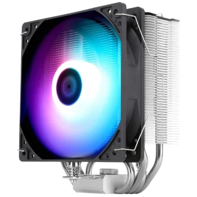مبرد هواء وحدة المعالجة المركزية Thermalright Assassin X 120 Refined SE ARGB، برج واحد مع 4 أنابيب حرارية مقاس 6 مم ومروحة واحدة عالية الأداء، LGA1700
