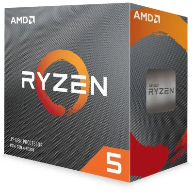 AMD RYZEN 5 3600 سداسي النواة بسرعة 3.6 جيجاهرتز (أقصى سرعة 4.2 جيجاهرتز)