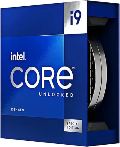 معالج Intel Core i9-13900KS من الجيل الثالث الجديد، 24 نواة بتردد يصل إلى 6.0 جيجاهرتز، ذاكرة تخزين مؤقتة L2+L3 سعة 68 ميجابايت، صندوق