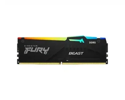 ذاكرة سطح المكتب KingSton Fury Beast RGB أحادية 8 جيجابايت DDR5 5600 وحدة واحدة