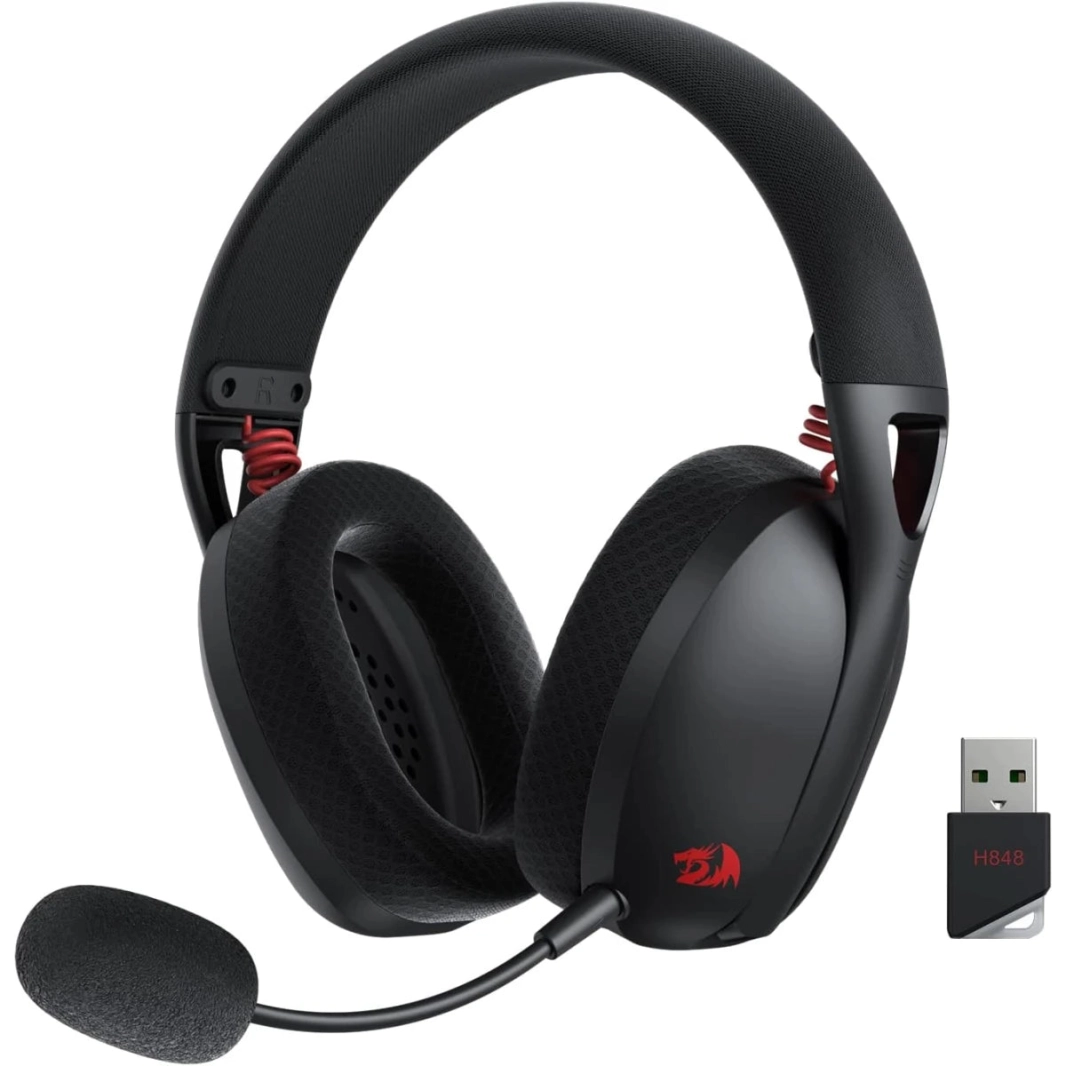 سماعة الألعاب اللاسلكية Redragon H848 BT - خفيفة الوزن - صوت محيطي 7.1