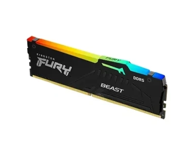 ذاكرة سطح المكتب KingSton Fury Beast RGB أحادية 8 جيجابايت DDR5 5600 وحدة واحدة