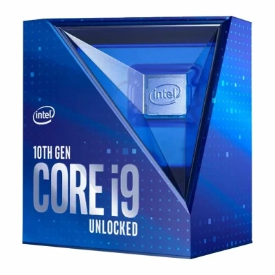 معالج Intel Core i9-10900K 10 أنوية بتردد يصل إلى 5.3 جيجاهرتز وذاكرة تخزين مؤقتة 20 ميجابايت