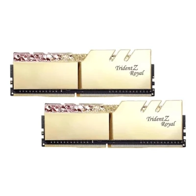 ذاكرة G.SKILL Trident Z Royal Series سعة 32 جيجابايت (2 × 16 جيجابايت) DDR4 3600