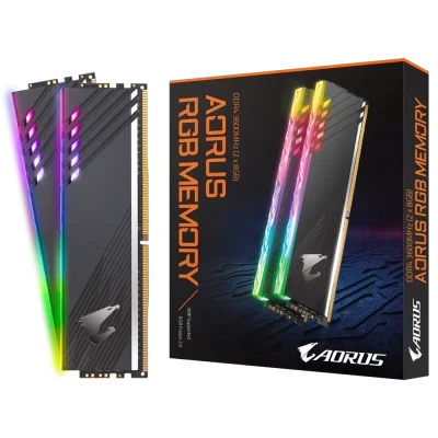 ذاكرة GIGABYTE AORUS RGB سعة 16 جيجابايت (2 × 8 جيجابايت) 3600 ميجا هرتز