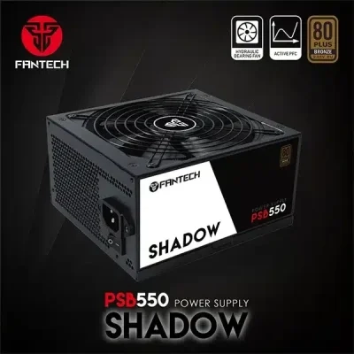 مزود الطاقة FANTECH PSB550 SHADOW 80 PLUS BRONZE