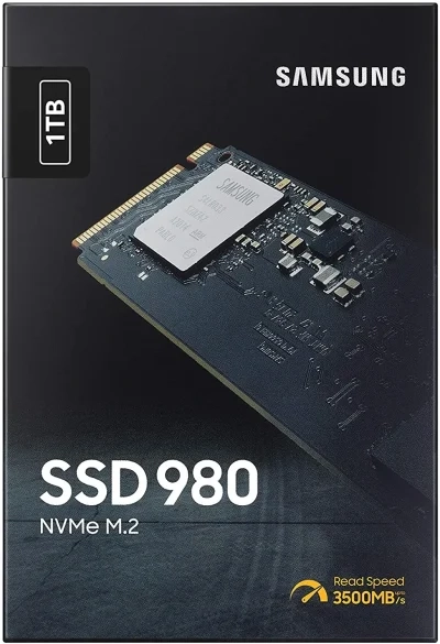 SSD داخلي من سامسونج 980 PCIE 3.0 X4 M.2 بسعة 1 تيرابايت
