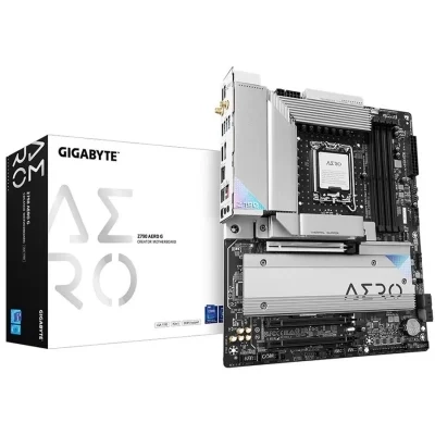 اللوحة الأم للألعاب GIGABYTE Z790 AERO G WiFi 6E ATX - أطلق العنان للأداء مع دعم Intel من الجيل الثالث عشر وDDR5 وPCIe 5.0 و4 فتحات M.2