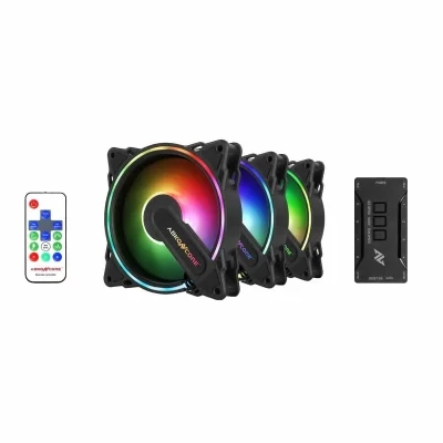 ABKONCORE HR120 SPECTRUM SYNC 3IN1 – مراوح مع وحدة تحكم