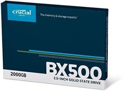 قرص SSD Crucial BX500 2TB 3D NAND SATA مقاس 2.5 بوصة