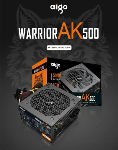 مزود الطاقة DarkFlash Aigo AK500 بقدرة 500 واط