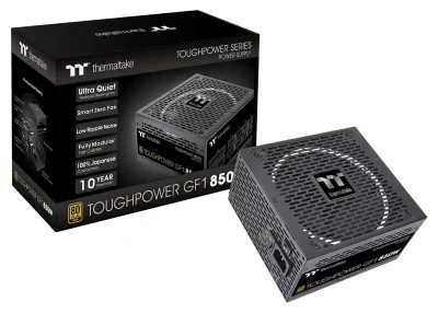مزود الطاقة THERMALTAKE TOUGHPOWERE GF1 850W 80+ GOLD FULL MODULARY POWER