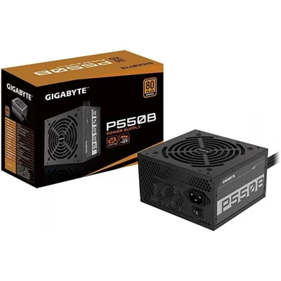 GIGABYTE GP-P550B (80 Plus Bronze 500W, Quiet Fan, Active Power Protection, Power Supply)